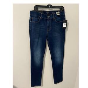 New 7 For All Mankind Paxtyn Skinny Jeans Size 32